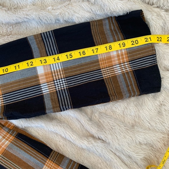MADEWELL Plaid Tie Front Keyhole Top - Picture 4 of 8